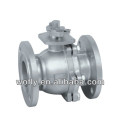 High pressure 100bar 3pcs flange cf8m Ball Valve